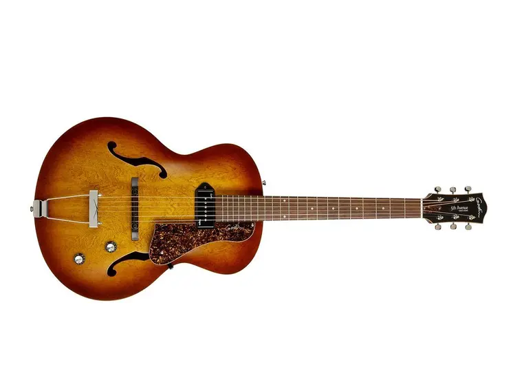 Godin 5th Avenue P90 Cognac Burst 